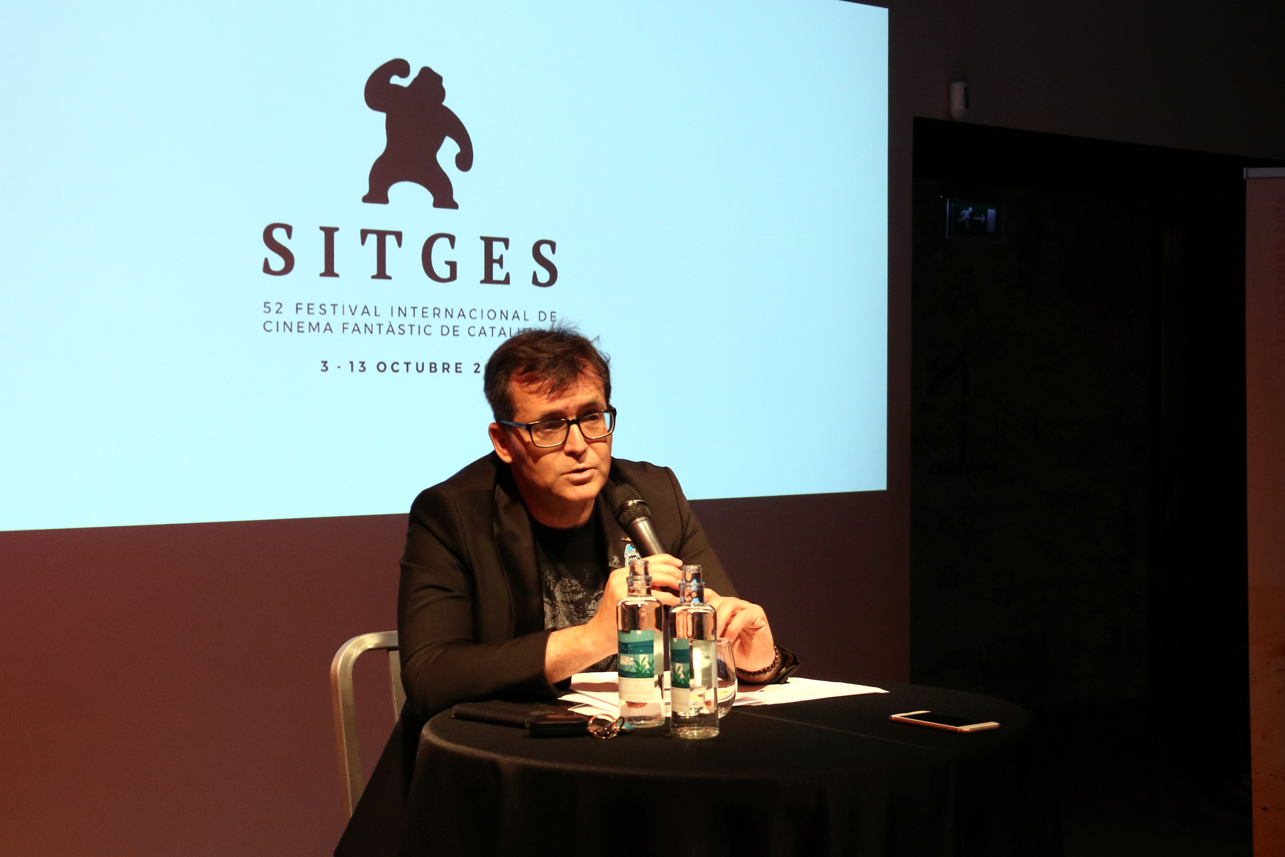 Head of Sitges Film Festival, Àngel Sala, at a press conference on July 17, 2019 (Pere Francesch/ACN)